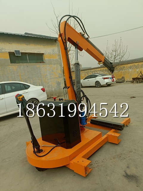阿克苏市自卸车厢随车吊 自制轮式四不像起重机 四驱平板吊 5吨 贵盛